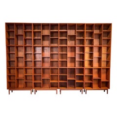 Set of Twelve Modular Bookcases by Peter Hvidt and Orla Mølgaard-Nielsen