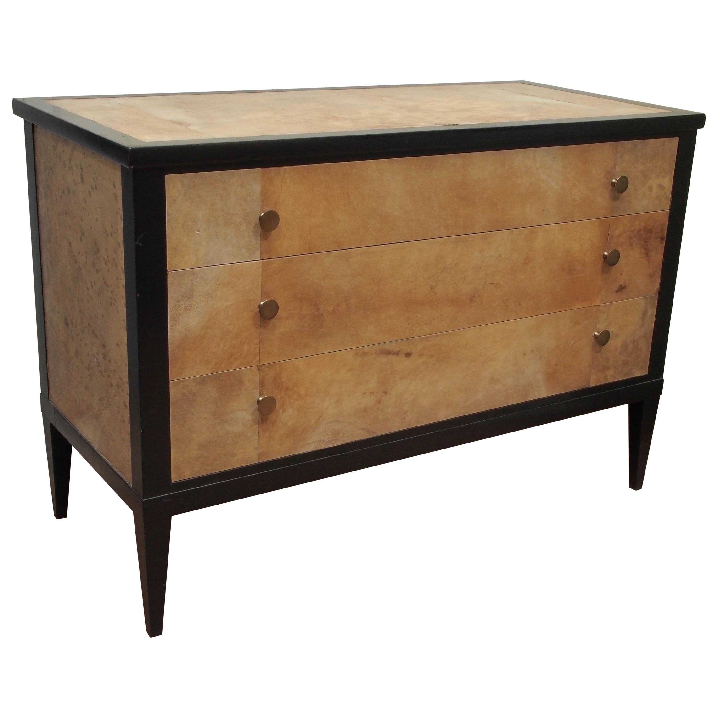 1950s Penquay Parchment Commode