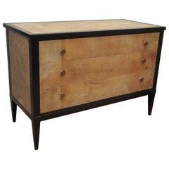 Vintage 1950s Penquay Parchment Commode