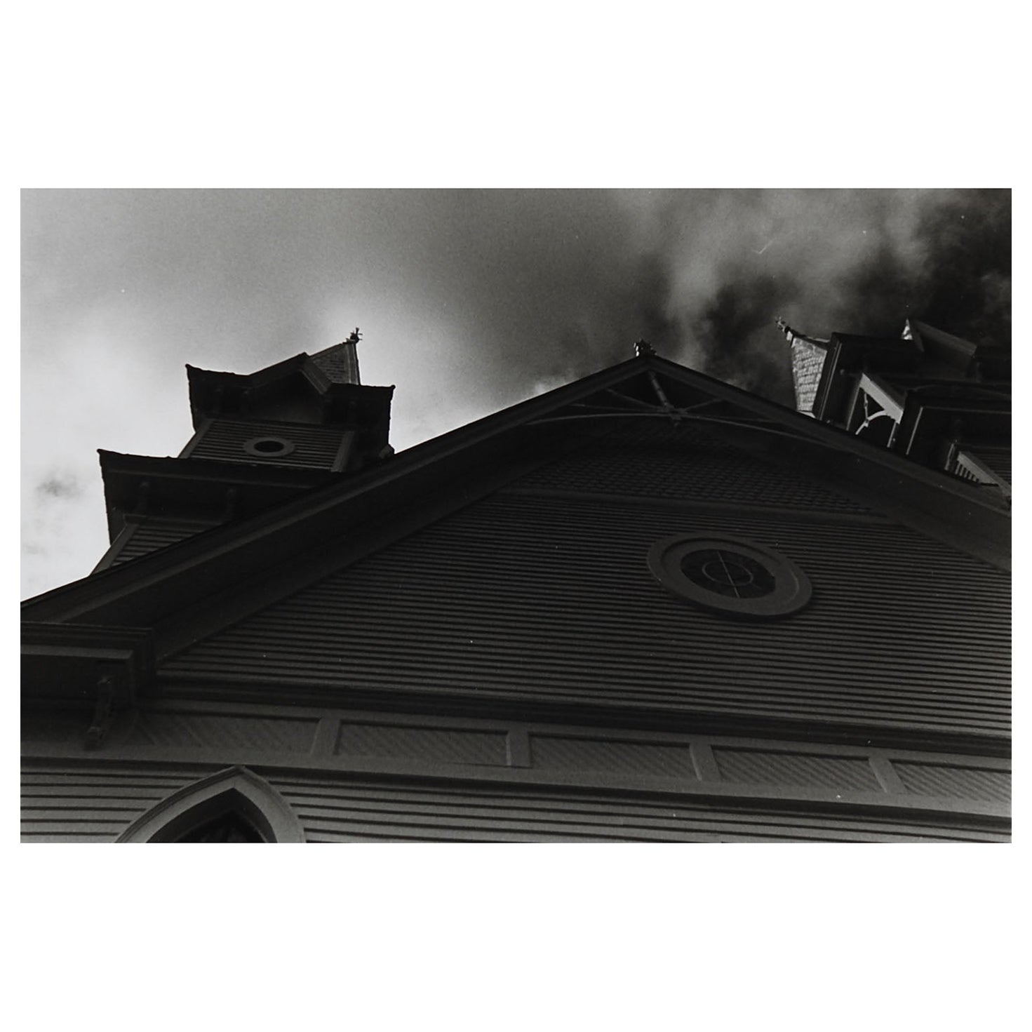 1990s Moody Old Church Photograph For Sale
