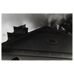 Vintage 1990s Moody Old Church Photograph