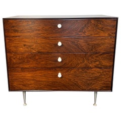 Used George Nelson Rosewood Thin Edge 4 drawer Dresser by Herman Miller #1