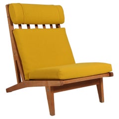 Vintage Hans J. Wegner Lounge Chair, Model GE-375