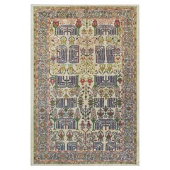 Antiker persischer Sultanabad-Teppich aus der Mitte des 20. Jahrhunderts