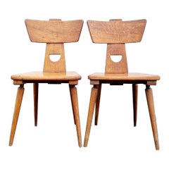 Retro Pair of Jacob Kielland Brandt Chairs for I.Christiansen, Denmark 60s