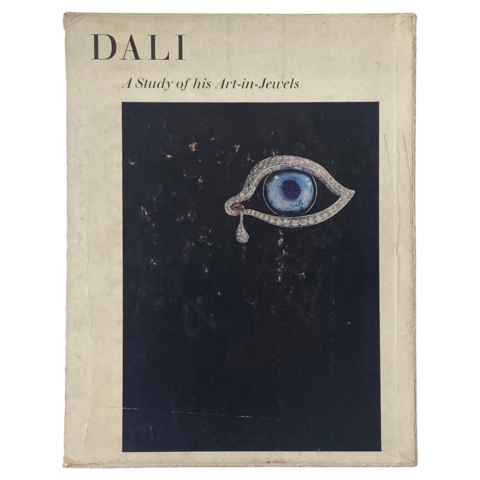 Salvador Dali Rare Hand Signed Midcentury Book A Study Of His Art In Jewels 1959