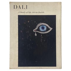 Salvador Dalì Raro Libro firmato a mano del Medioevo Uno studio della sua arte in Jewell 1959