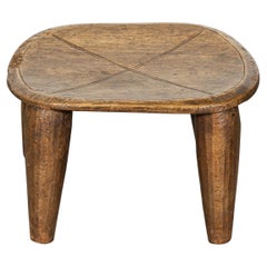 Tabouret / Table d'appoint africain Senufo