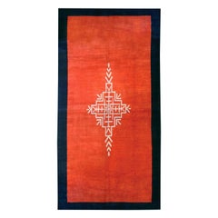 Early 20th Century French Art Deco Red Rug