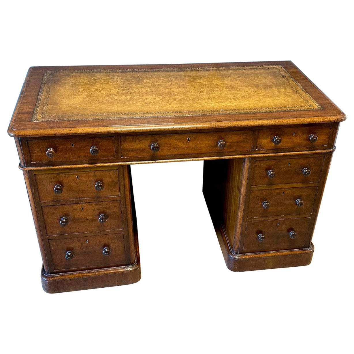 Antique Desk from maker Maple & Co For Sale