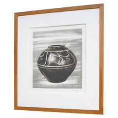 Bernard Leach 'Schwarzer Topf' Lithographie 63/100