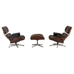 Midcentury pair of armchairs by Charles e Ray Eames for ICF, Italy 1960
