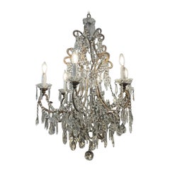 19th Century Italian 6 Bulb Chandelier