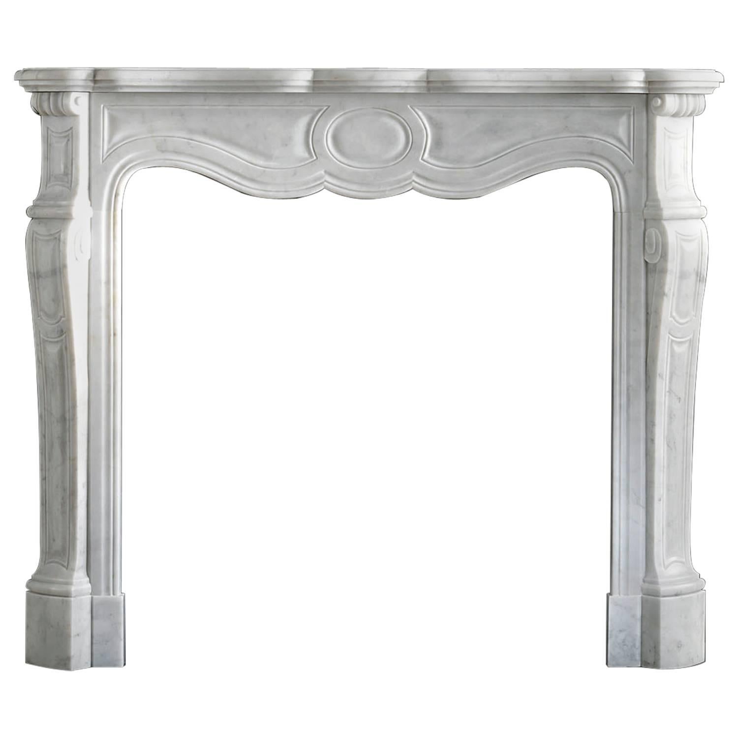 18th Century Reproduction, Louis XV Style French Mantel (the Pompadour)