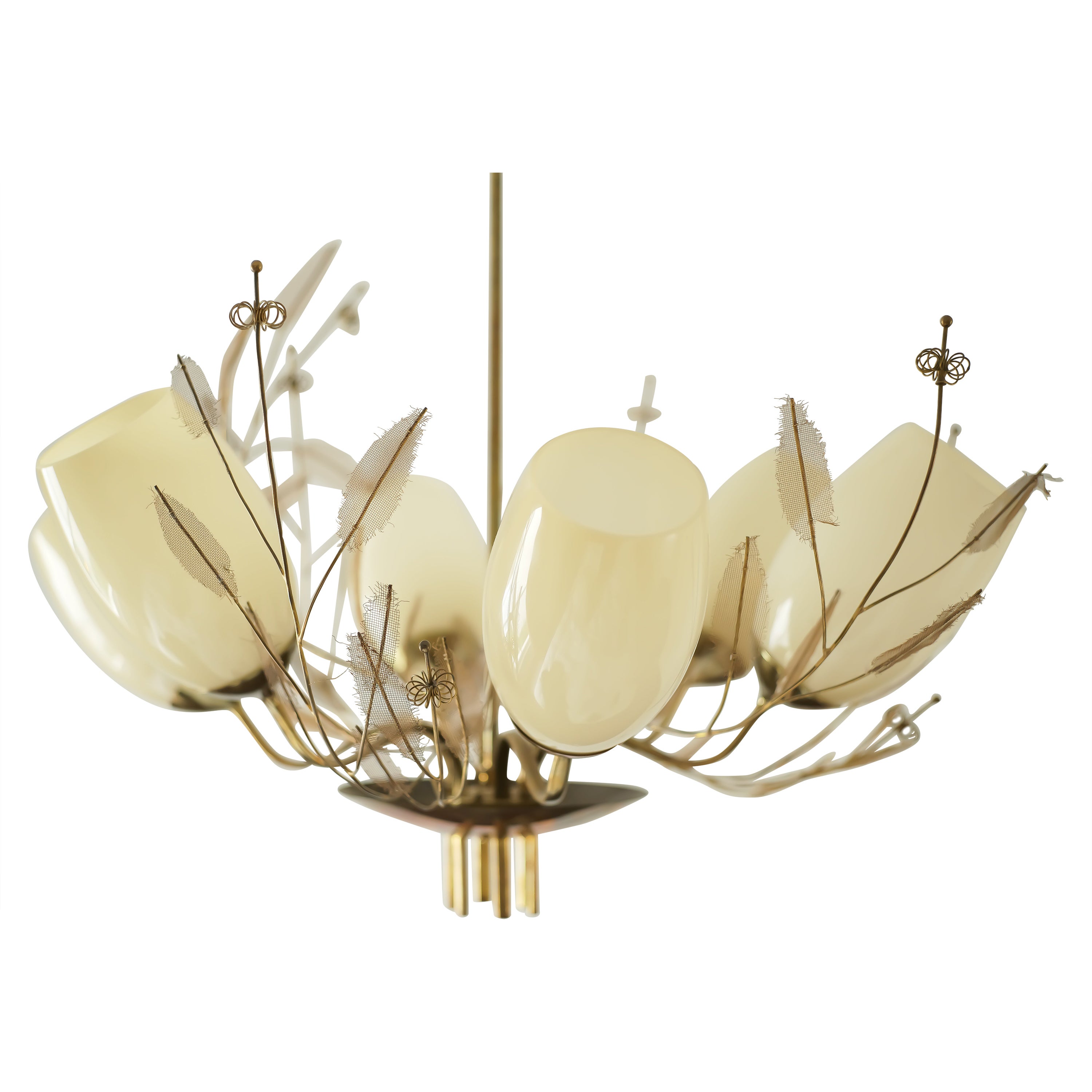 Paavo Tynell for Taito Oy Model 9029/6 Chandelier For Sale