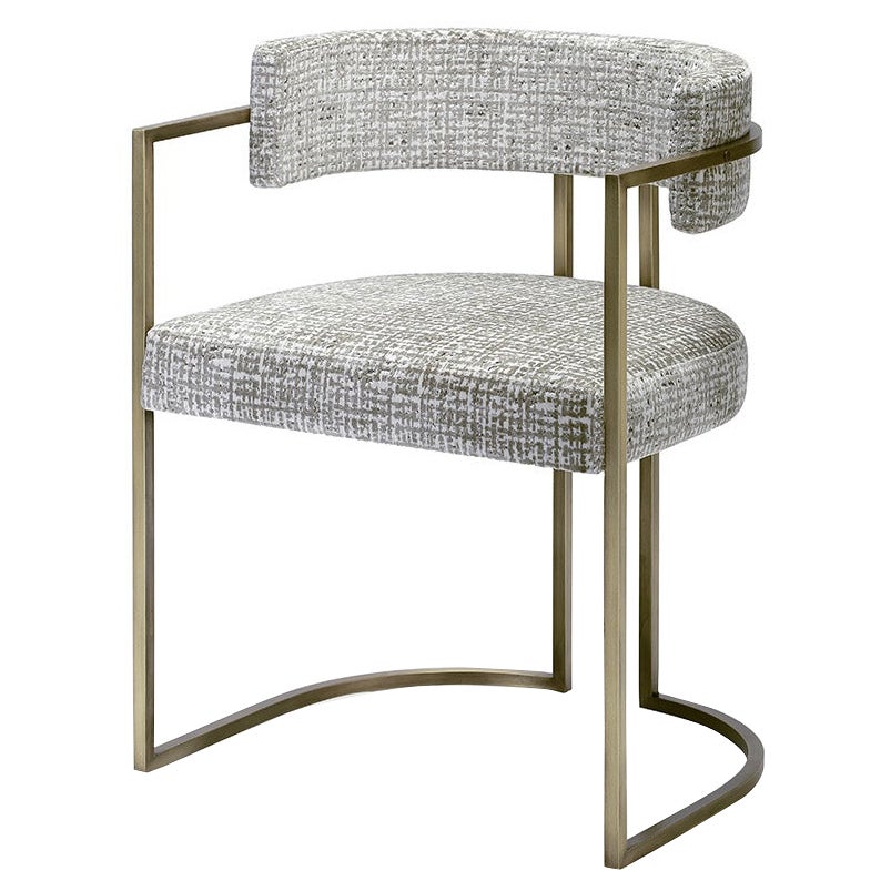 Sedia Julius in ottone di Duistt