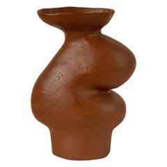 "terraforma" vase en céramique de couleur Brown 3