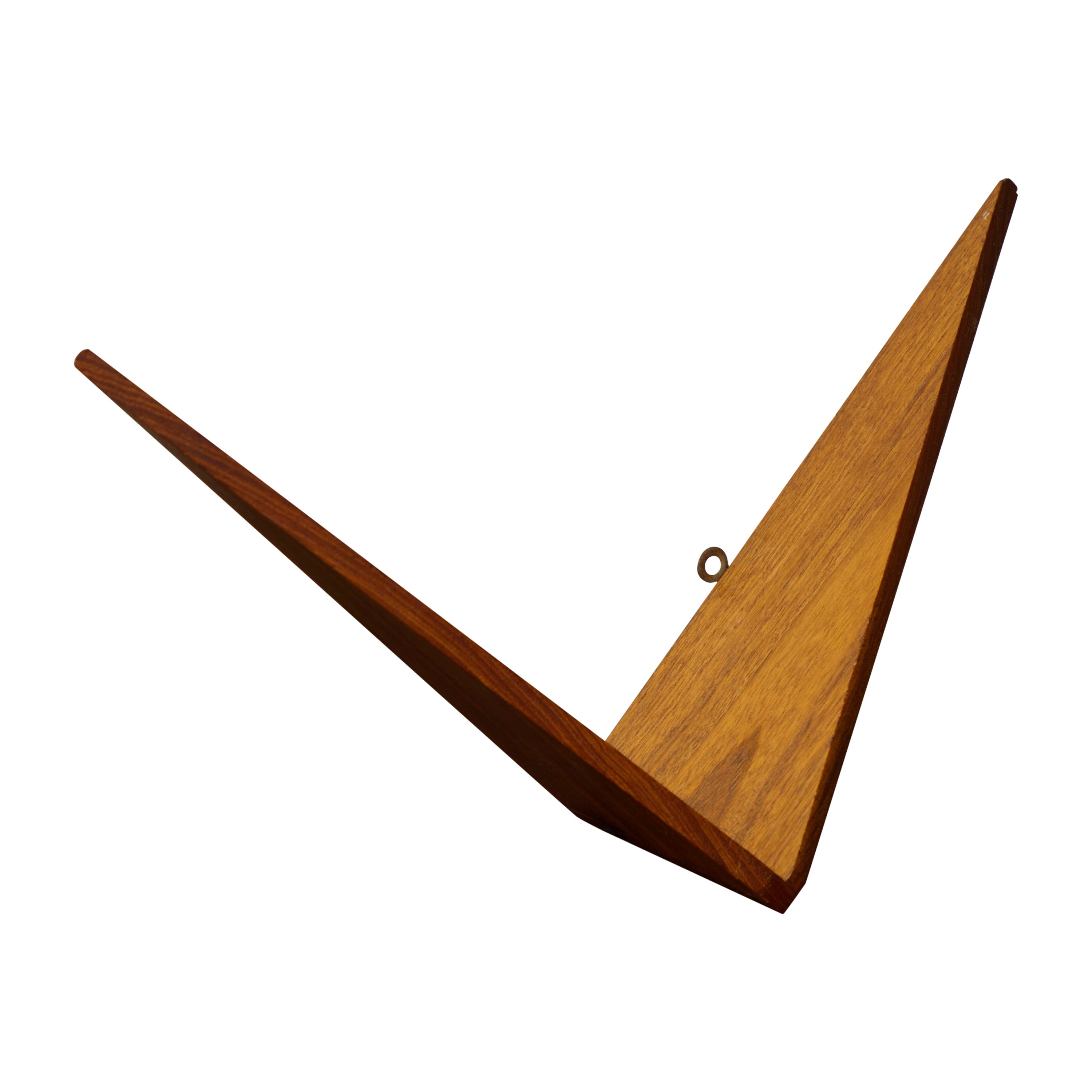 Dänisches Schmetterlingsregal aus Teakholz, Schmetterlingsregal, 1960er-Jahre im Angebot