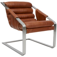 Patine Chair in Brown Leather