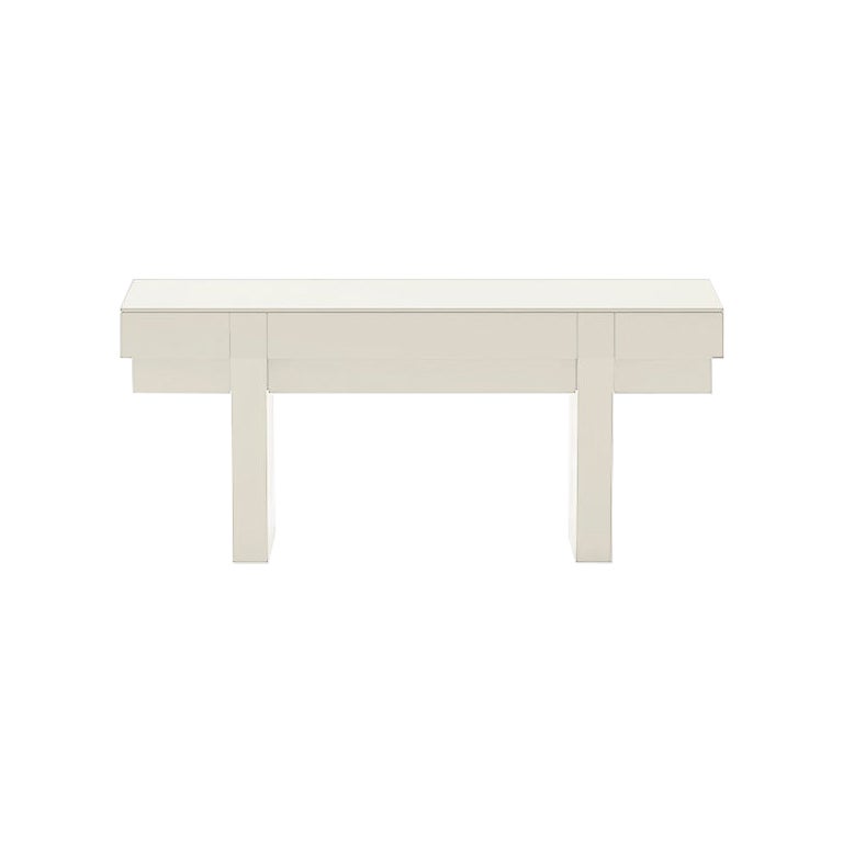Servidor de terraza lacado 180cm/71" en crema