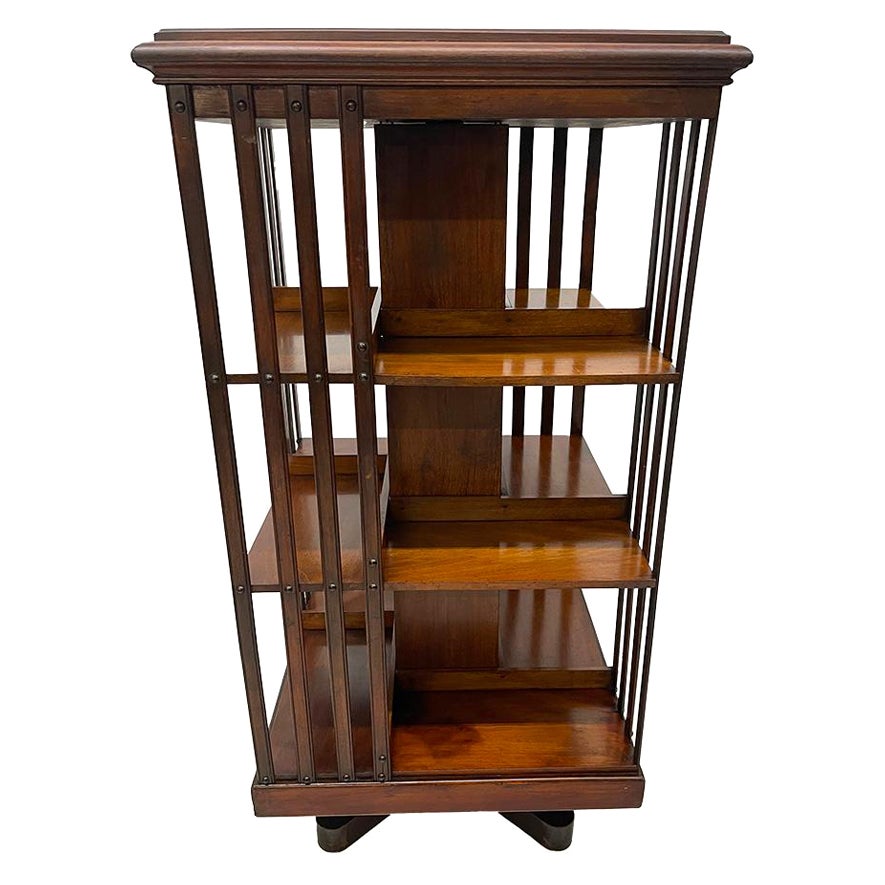 19th Century Dutch revolving bookcase, 1880 For Sale