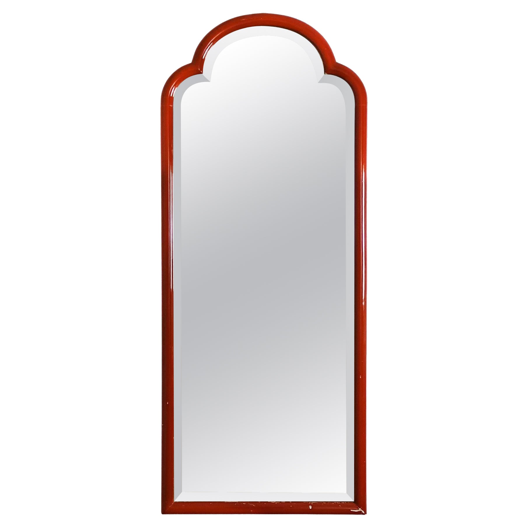 Grand miroir laqué - Indochine française 1925