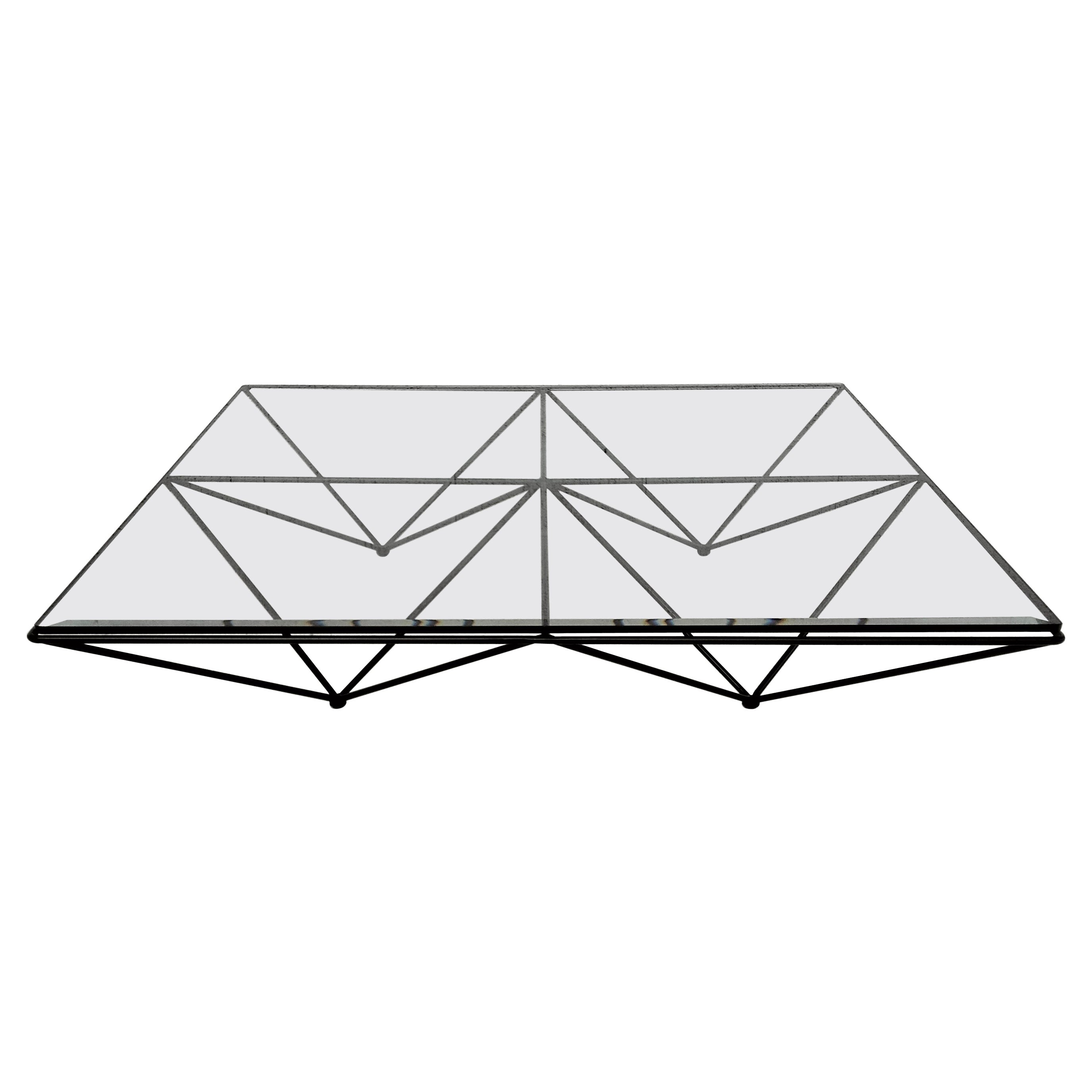Alanda metal coffee table by Paolo Piva for B&B Italia 70s For Sale