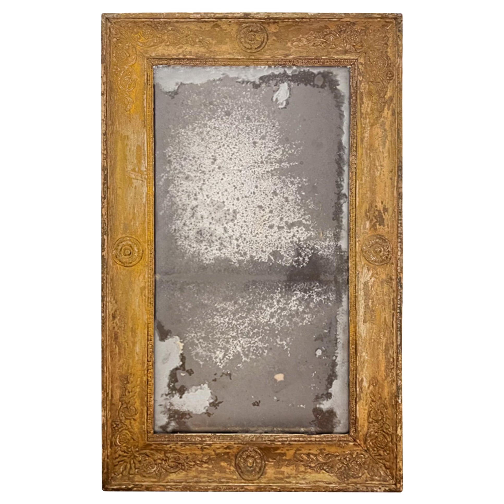Französisch Giltwood 19. Jahrhundert Spiegel