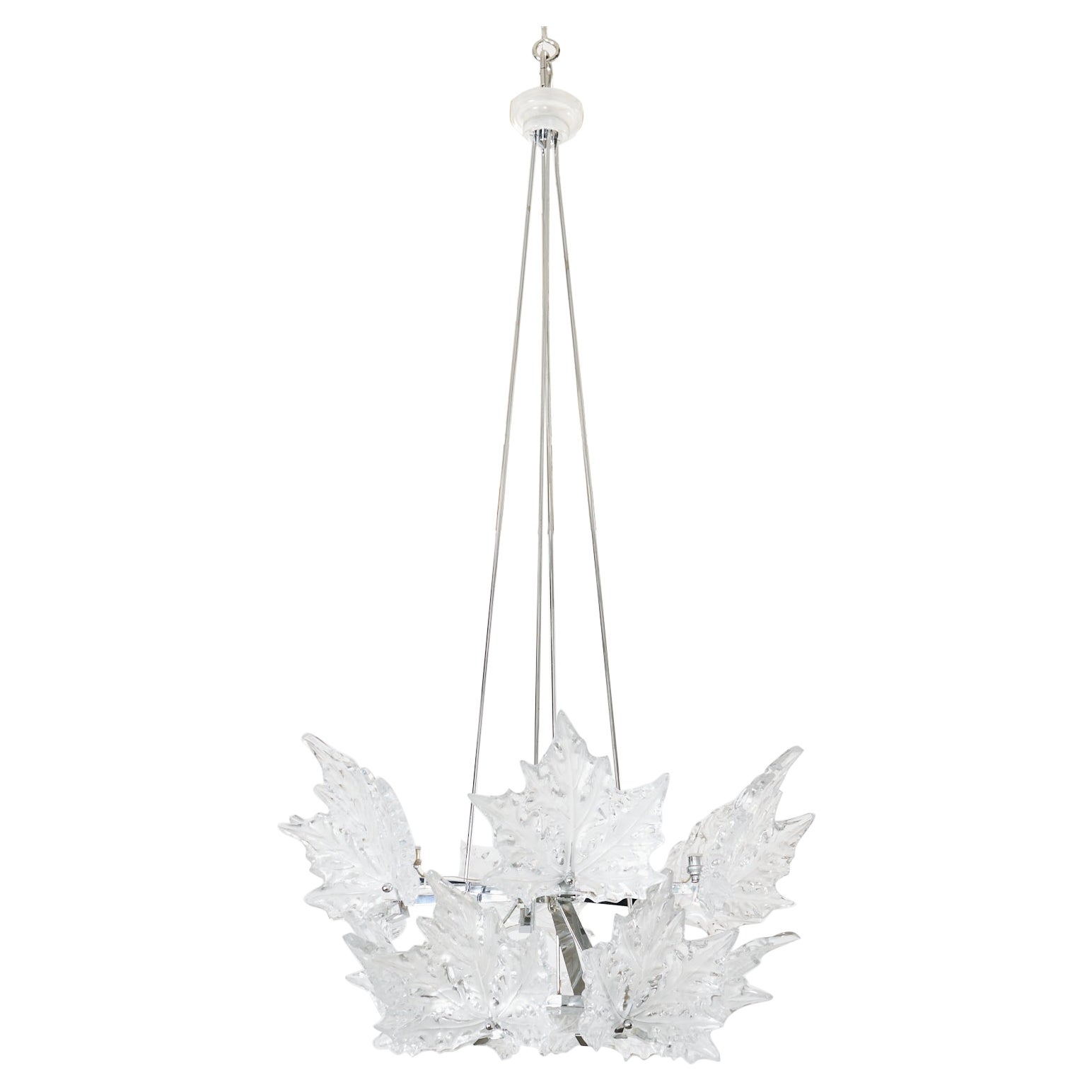 Lalique Champs Élysees 2 Tier Zwölf Blatt Kronleuchter