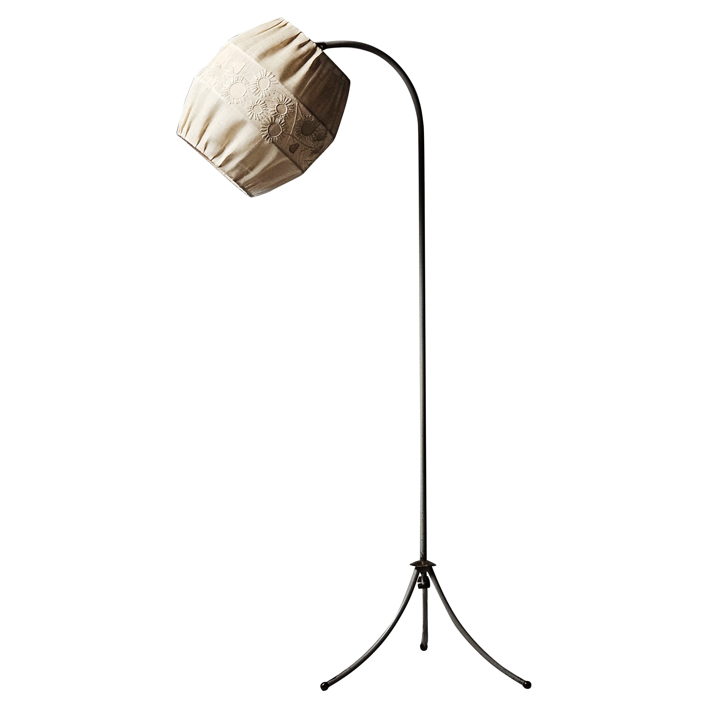 Scandinavian modern floor lamp by unknown designer, Sweden, 1960s For Sale