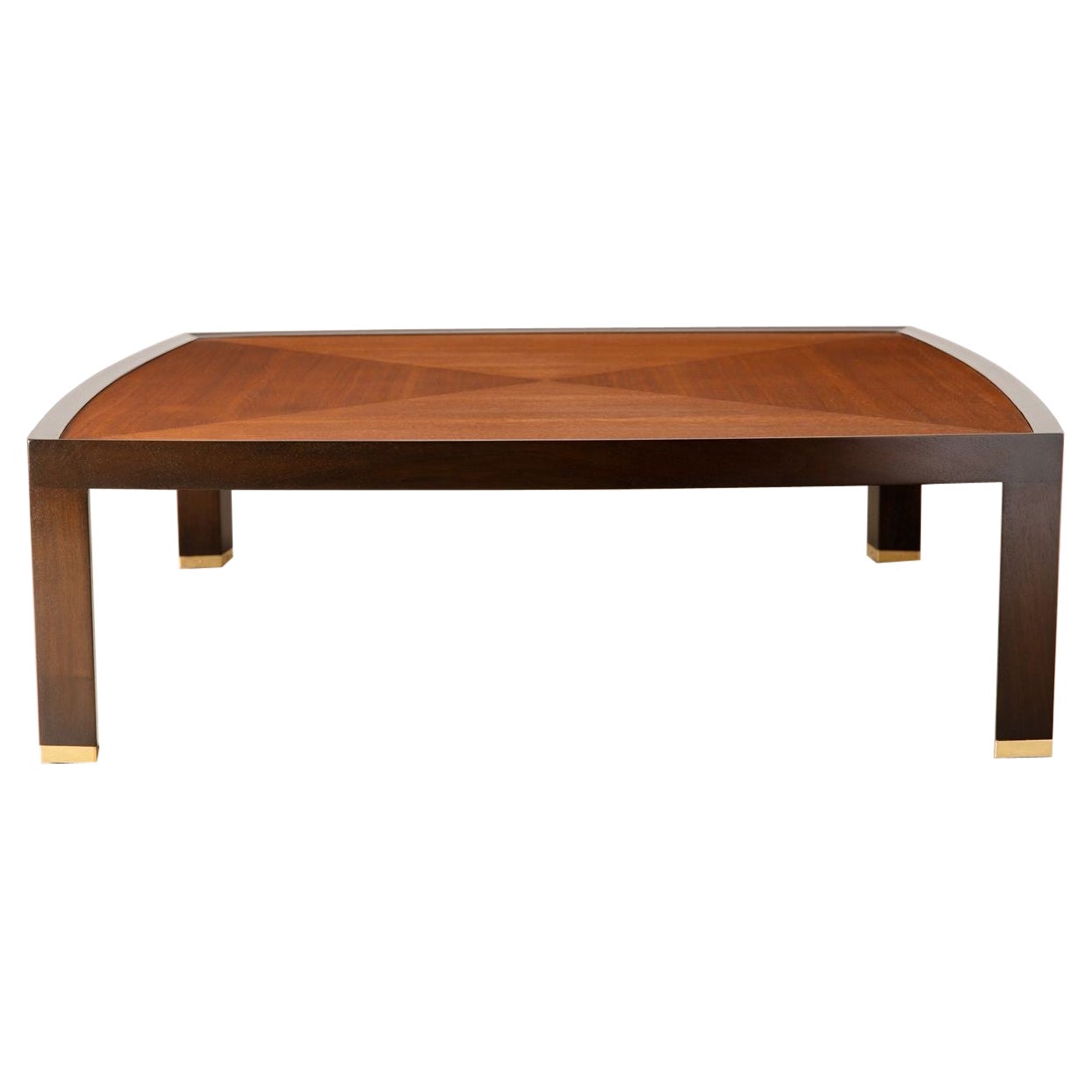 Edward Wormley for Dunbar Large Scale Square Coffee Table in Mahogany for Dunbar For Sale