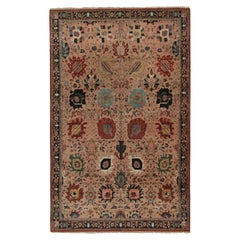 Rug & Kilim’s Persian Style rug in Pink with Polychromatic Floral Patterns