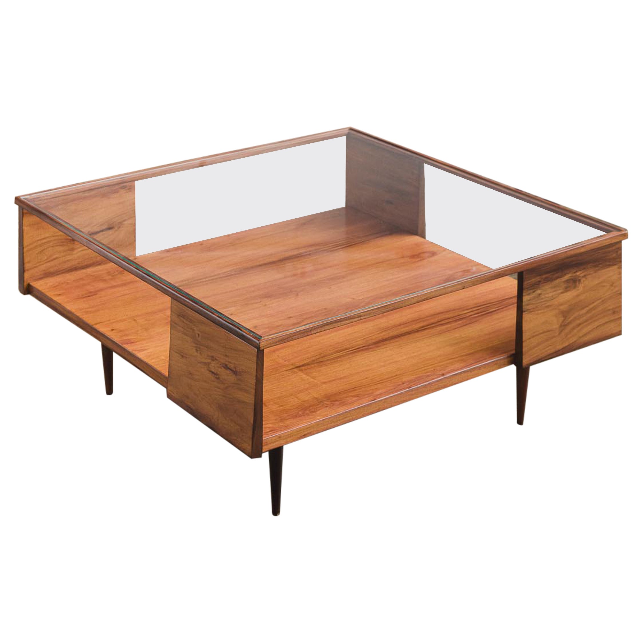 Rare coffee table by Martin Eisler For Sale