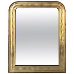 Large Louis Philippe Gilt Mirror (H 34 1/4" x W 27 1/4")