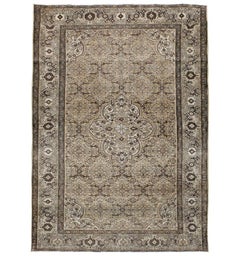 Mid-20th Century Handmade Persian Malayer Accent Rug