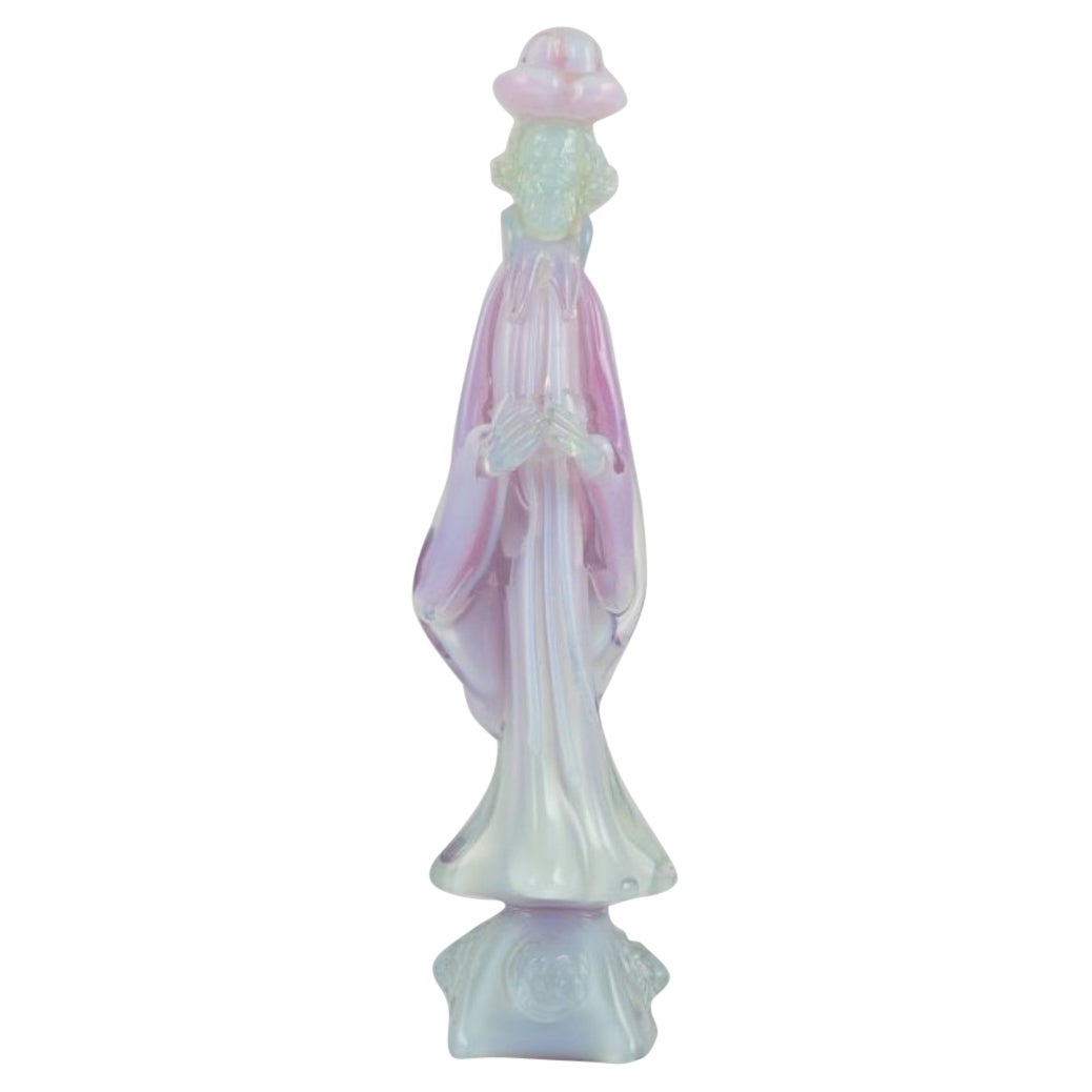 Murano, Italy. Large sculpture in art glass. A religious official. For Sale