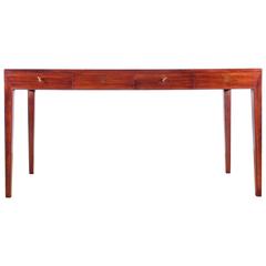 Vintage Scandinavian Mahogany Desk by Severin Hansen