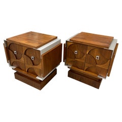 1976 Tobago Furniture Comodini Brutalisti