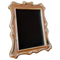 Retro Mid Century Silver Plated Photo Frame by Carrs of Sheffield