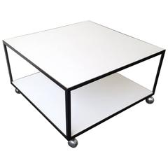 Rare George Nelson Coffetable with Castors 8