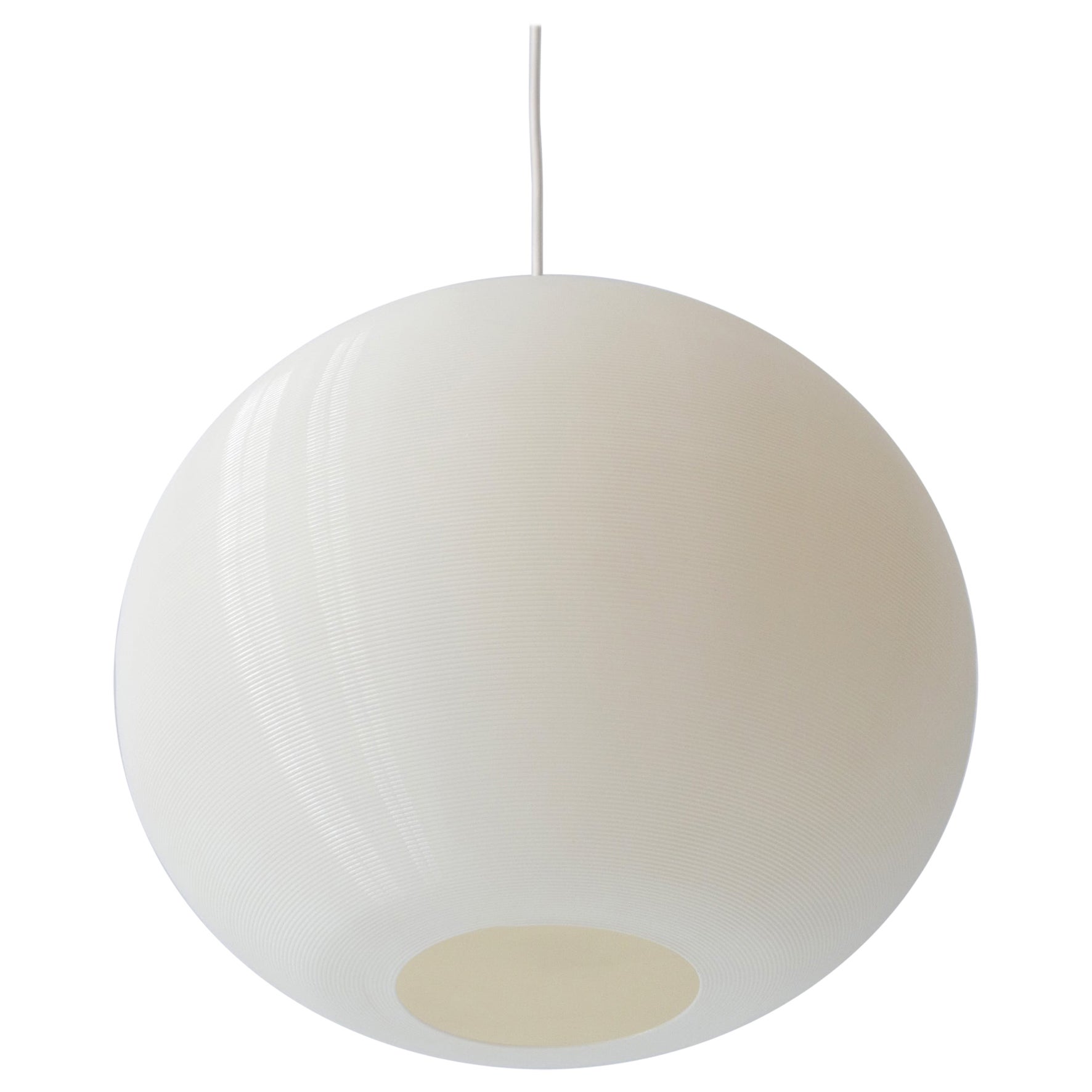 Large Mid-Century Modern Rotaflex Pendant Lamp by Yasha Heifetz USA 1960s For Sale