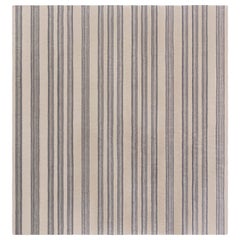 Contemporary Striped Flat Weave Rug by Doris Leslie Blau