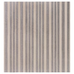 Contemporary Striped Flat Weave Rug von Doris Leslie Blau