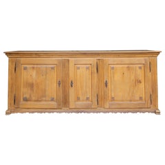 Used German Provincial Louis XVI Style Sideboard made of Oak