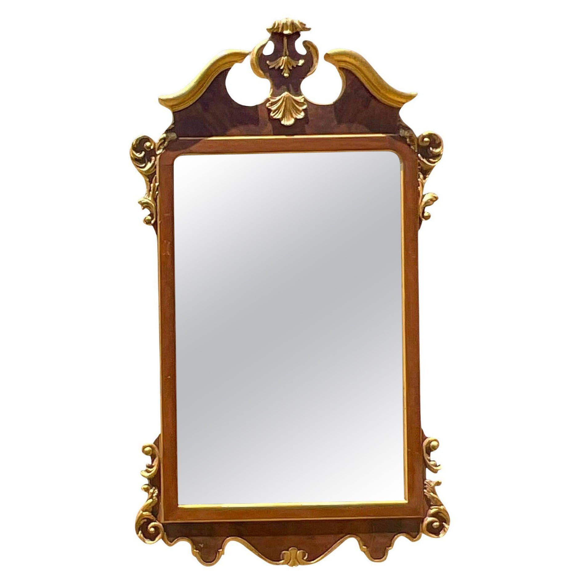 Vintage Regency LaBarge Gilt Tipped Mirror