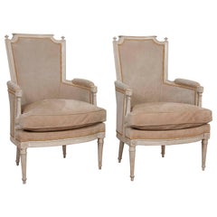 Pair of Louis XVI Style Chairs 