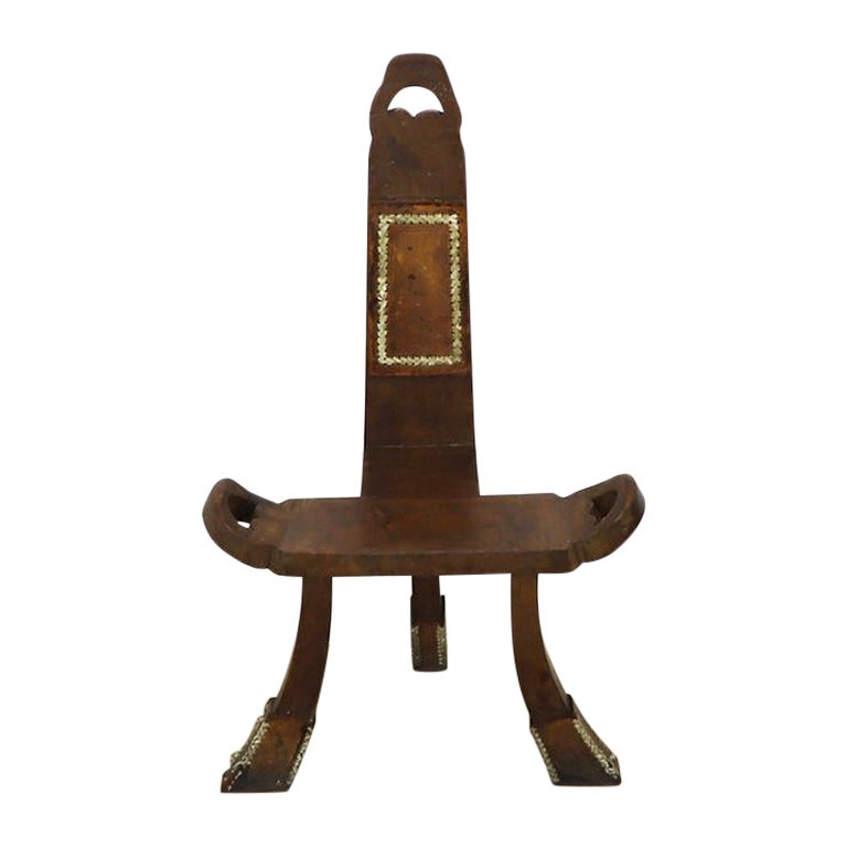 Spanish Chair or "Silla Partera" in the style of Whilliam Spratling