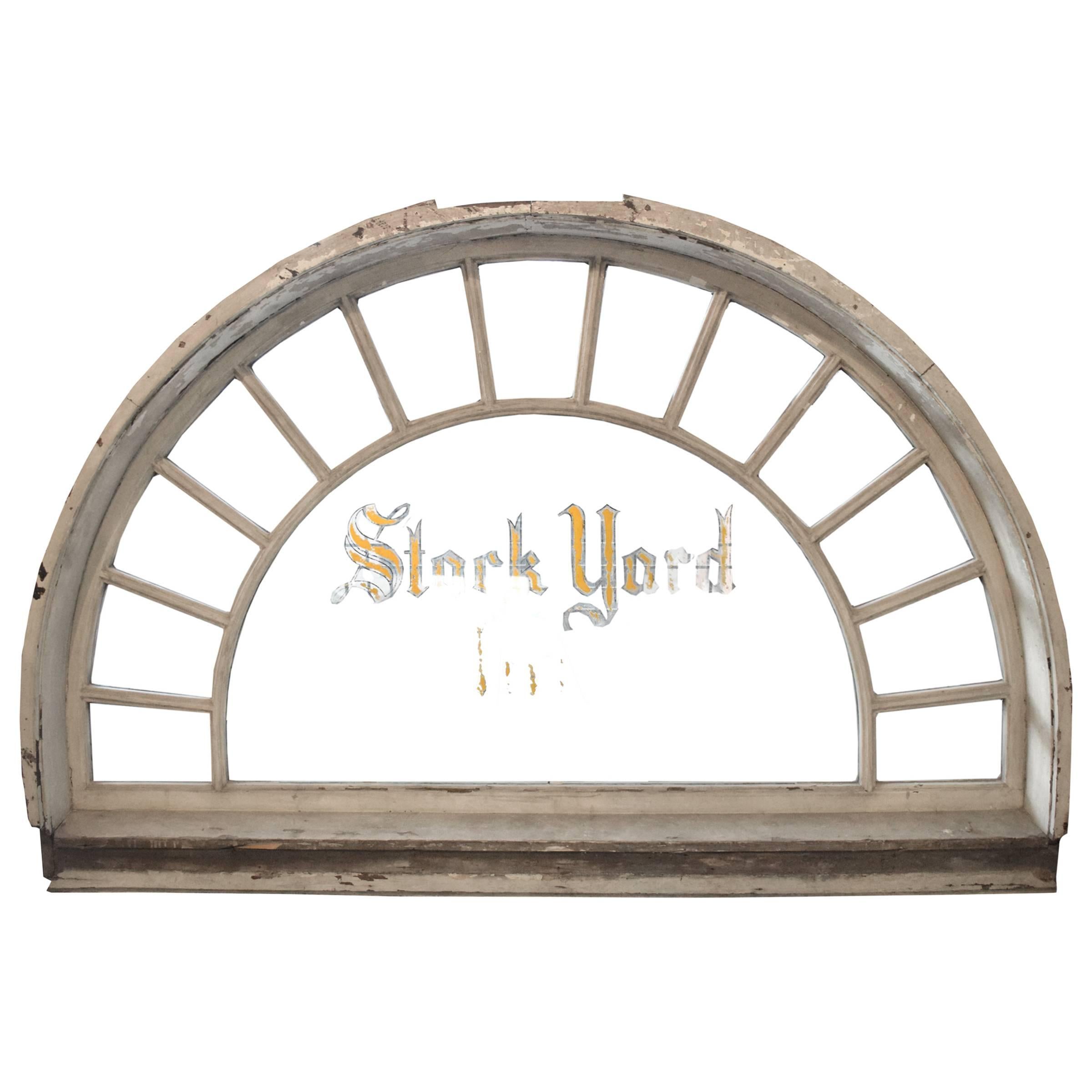 Entry Transom from the Stock Yard Inn, Chicago