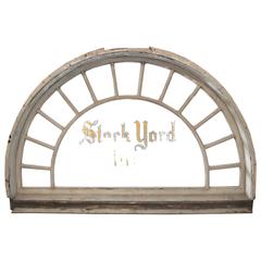 Entry Transom from the Stock Yard Inn, Chicago 1