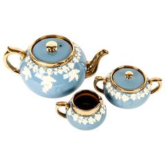 Antique English Glazed Ceramic Tea Service
